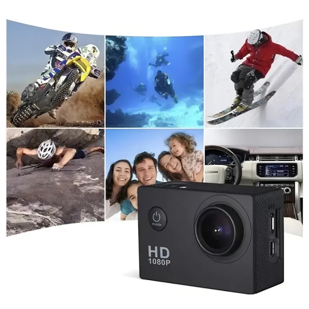 Cámara Deportiva Hd 1080p Sport Cam / Sumergible