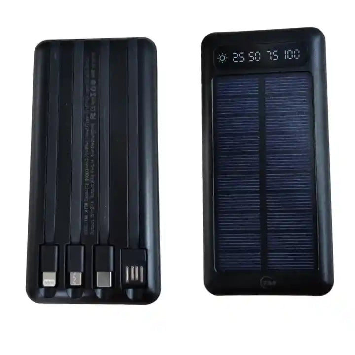 Power Bank Solar  30.000 Mah - 4 En 1